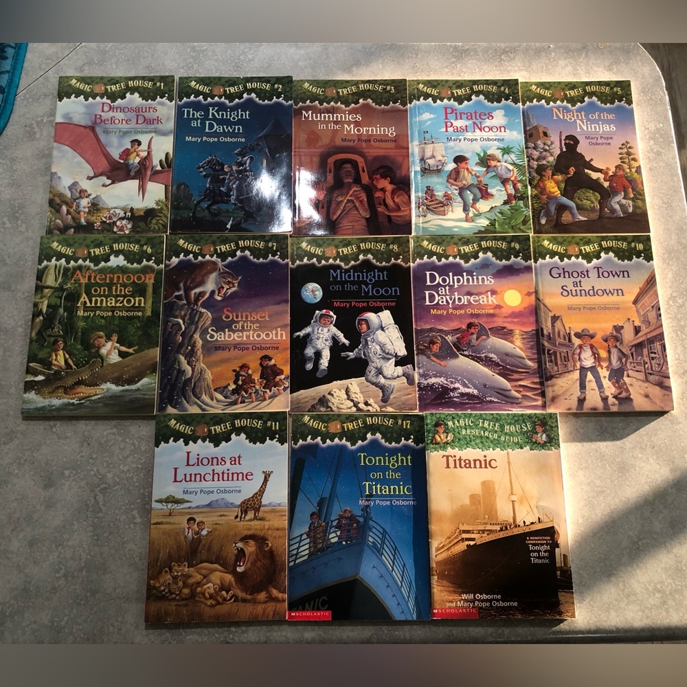 Magic Tree House Book Collection - Colorful 13 Book Set Mary Pope Osborne